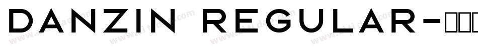 Danzin Regular字体转换